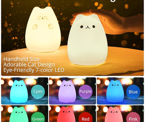 LED Color Changing Cat Nightlight